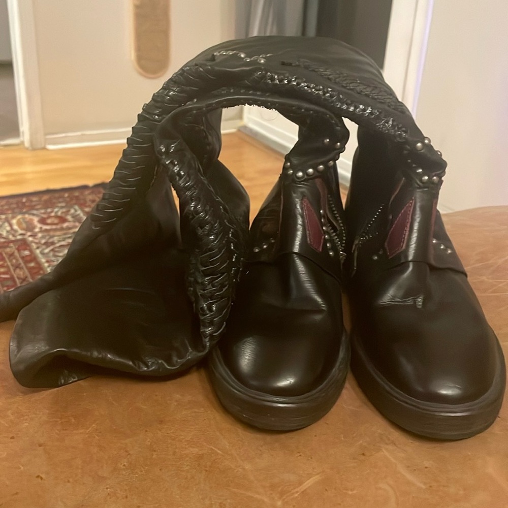 A.S.98 over-the-knee leather boots (Free People)